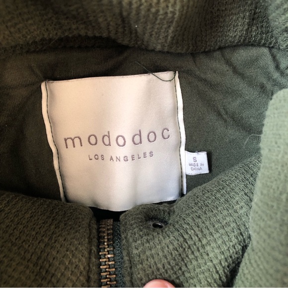 Mododoc Green Waffle Knit Vest - Picture 3 of 3